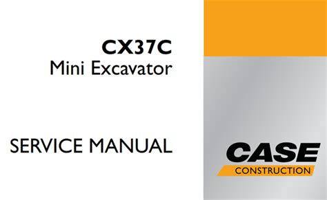 case cx33c mini excavator|case cx37c service manual.